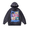 thumbnail image 1 of Tendance Nationale Marque Sweat à Capuche oversize Imprimé Lourd Lavé couple Harajuku Rétro pour Hommes, 1 of 4