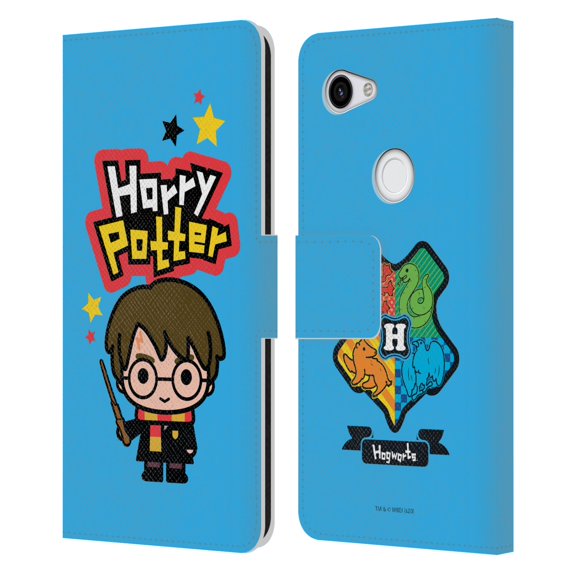 Head Case Designs Officially Licensed Harry Potter Deathly Hallows XXVIII The Boy Who Lived Leather Book Wallet Case Cover Compatible with Google Pixel 3a