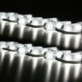 thumbnail image 2 of M&T Displays 5x10 pcs 2835 3 LED Module 12V DC 6500K White 100LM 160 deg Lens Adhesive Tape Male Female Jack IP67 Water Resistant Outdoor Letter Sign Billboard Backlight Home Garden Party Decoration, 2 of 8