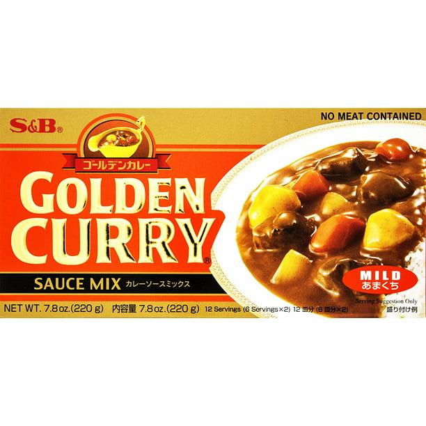 Japanese Curry -S&B Golden Curry -Mild 220g - Walmart.com