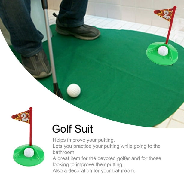 This Toilet Putting Green Lets You Practice Your Putting While On The Can