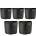 thumbnail image 1 of 5 Pack 10 Gallon Grow Bags (D40*h30cm), 1 of 4