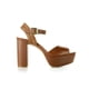 thumbnail image 1 of Sandalia Tacon de plataforma alto Mujer Flexi Piel 103703 Cafe Flexi Piel, 1 of 4