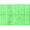thumbnail image 1 of Ahgly Company Indoor Rectangle Solid Emerald Green Modern Area Rugs, 8' x 12', 1 of 4
