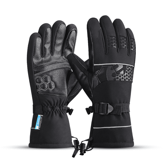 Autumn And Winter Thickened Ski Gloves Cold Sports Touch Screen Warm Gloves Men's And Women's Riding Gloves L