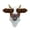 Brown/White, variant on Halloween Cow Mask with Moving Jaw,Realistic Bull Mask Prop,Mouth Movable Bull Mask,Furry Plush Fursuit Cattle Head Mask Costume