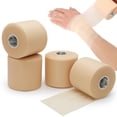 thumbnail image 2 of OK TAPE Pre Wrap Tape (4-Rolls, 120 Yards) - Athletic Foam Underwrap for Sports, Protect for Ankles Wrists Hands and Knees, 2.75 Inches - Beige, 2 of 8