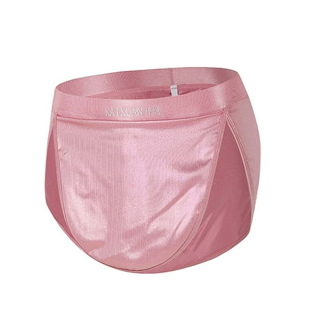 

Dadaria Mens Underwear Solid Color Boxer Briefs Home Pajama Pants Pink XS Male