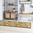 thumbnail image 4 of Dreamtimes Colorful Palm Leaves Hallway Runner Rug 2'x6' Kitchen Rug with Rubber Backing Artistic Leaves Pattern Non Slip Entryway Rug Runner Washable Soft Area Rug for Hallway Bedroom Kitchen Decor, 4 of 6