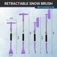 thumbnail image 4 of Cepillo para nieve REALYOU de 125 cm extensible con cabezal pivotante de 360°, 4 of 8