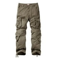 thumbnail image 5 of Matchstick Men's Cotton Straight Leg Relax Fit Cargo Pants with 8 Pockets, 5 of 8