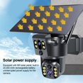 thumbnail image 4 of Cámara de Seguridad Solar, Lente Dual IP55 Resistente Al Agua Cámara de Visión Nocturna 4K Resistente Al Agua Para Apartamento, 4 of 7