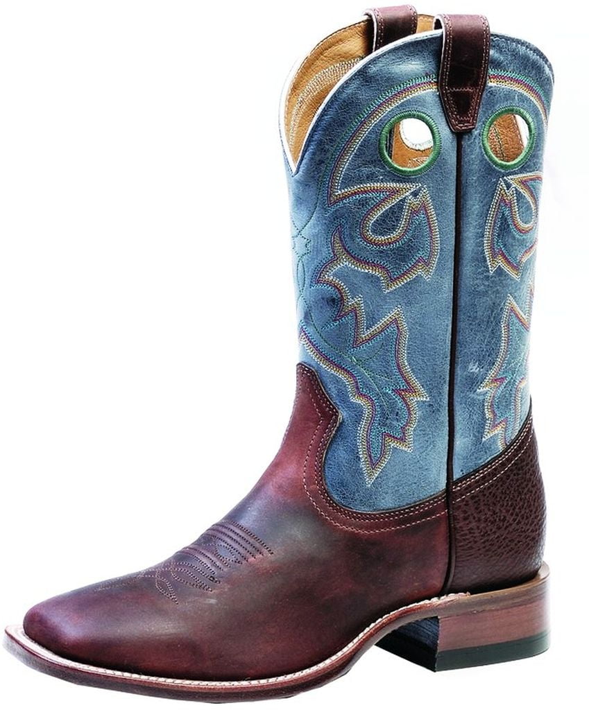 Boulet Boulet Western Boots Mens Cowboy Stockman Laid Back Copper