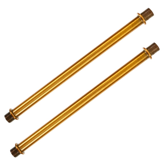 Clispeed 2Pcs Antique Style Wall Lamp Straight Stem Replacement Rod for Lighting Fixtures