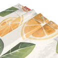 thumbnail image 3 of Yayeee Shower Curtain with Hooks 72"x72" Waterproof Fabric Bathroom Hanging Decor, Watercolor Orange, 3 of 5