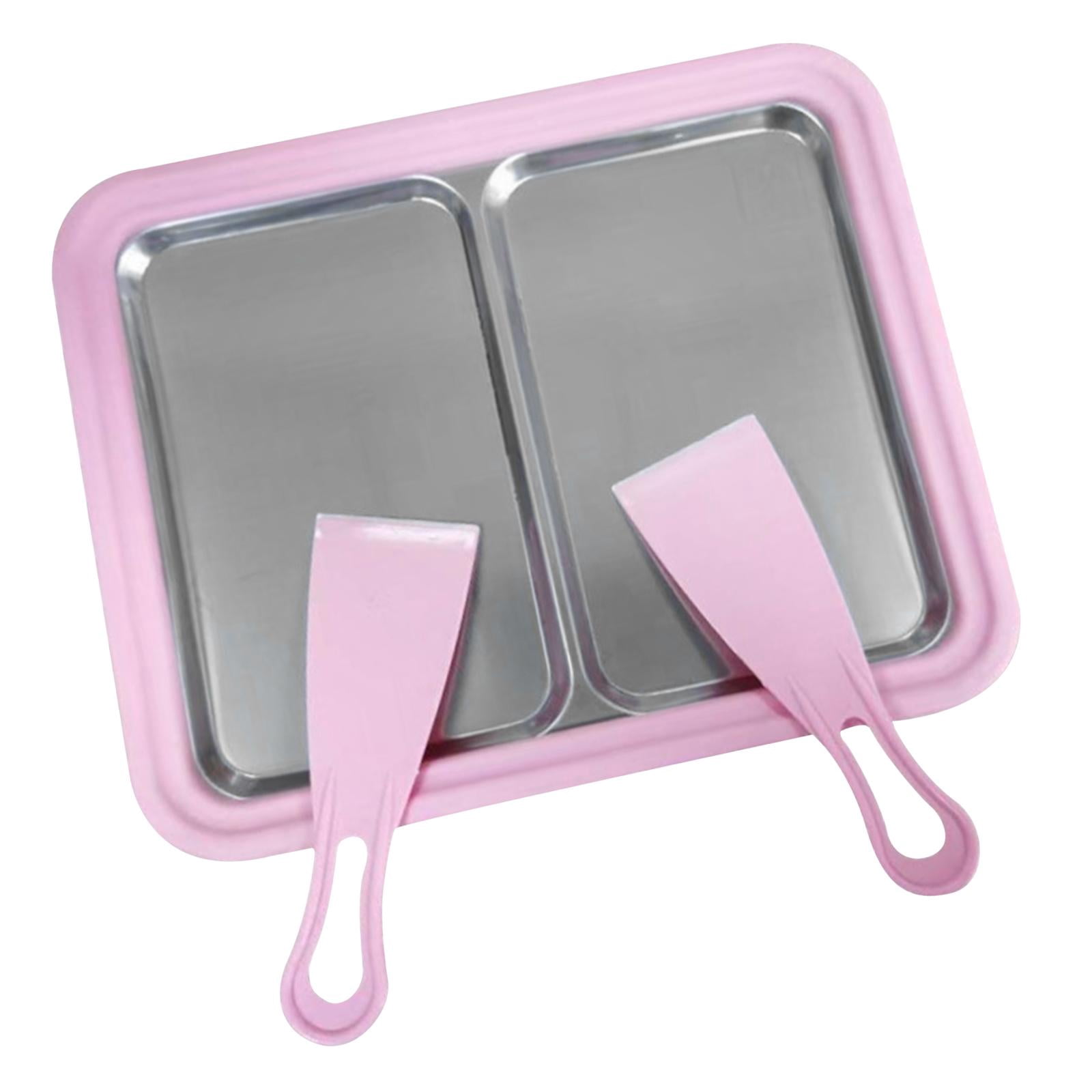Fancyes Instant Cream Maker Cold Bread Teller Summer Fan Parents Children's Activity Yoghurt Machine Roll Gelato Sherbet Ice Cream Maker pink