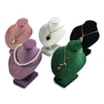 thumbnail image 2 of WINDLAND Sturdy Flannel Jewelry Display Bust Versatile Necklace Display Mannequin Sturdy Organizers for Jewelry Enthusiasts, 2 of 8