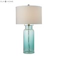 thumbnail image 5 of ELK Home Glass Bottle 30-Inch 1-Light Coastal/Beach Eclectic Table Lamp with Clear Glass Seafoam Green Shades, 5 of 9