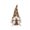 B, variant on Pnmtdaia Rustic Brown Base Christmas Gnome Plush Figurine, Star Pattern Linen Hat Faceless Scandinavian Tomte, Soft Stuffed Winter Festive Desktop Display Decor