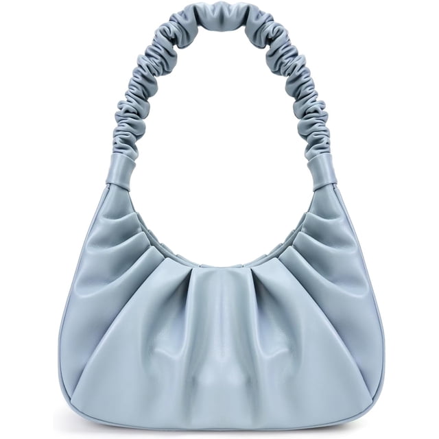 LHSHID Shoulder Handbag for Women Fashion Ruched Shoulder Hand Purse Sofii Clutch Hobo Bag Trendy Purse for Lady