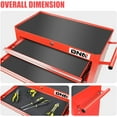 thumbnail image 3 of DNA Motoring TOOLS-00264 7-Drawer Red Plastic Top Rolling Tool Cabinet with Keyed Locking System, 3 of 6