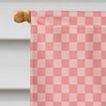 thumbnail image 3 of Carolines Treasures BB7944CHF German Helmet Pigeon Pink Check Canvas House Flag, 3 of 4