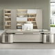 thumbnail image 4 of Fashion Light Luxury Boss Desks Simple Office Furniture Modern Manager Desk Single Office Chair Set Home Desktop Computer Desk My Lux Decor Round, 4 of 19