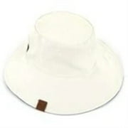 Solid Reversible Ponytail Bucket Hat