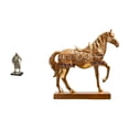 thumbnail image 1 of Majestuosa Escultura Equina, Figura Decorativa Europea Para Entrada, Sala De Estar, Hogar U Oficina. Adorno Creativo De Resina., 1 of 8