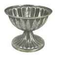 thumbnail image 2 of Luxcidy Distressed Metal Compote Bowl, Vintage Compote Bowl Vase for Wedding, Metal Vase Centerpiece Decoration, for Table Floor Wedding Party Favor Banquet Celebration, Classic Elegance, 2 of 6