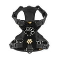 thumbnail image 4 of XMXY No Pull Dog Harness, Dog Pawprint Tracks Background Adjustable Reflective Pet Harness with Oxford Vest, Medium Size, 4 of 9