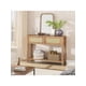 thumbnail image 1 of Freestanding consola mesa con rattan cajones, abiertos almacenamiento space, easy - assembly entrance decor para sala de estar, dormitorio, 1 of 5