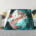 thumbnail image 2 of Ghostbusters Frozen Empire Logo Flannel Blanket Ultra-Soft Micro Fleece Throw Blanket For Bed Sofa Couch Car Office Unisex Adult Fuzzy Bed Blanket Cozy Kids Throw Blanket 80"x60", 2 of 7