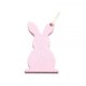 thumbnail image 1 of Adorno colgante de madera con texto en inglés "Happy Easter" para decorar el hogar en vacaciones. Conejo Rosa, 1 of 9