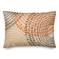 thumbnail image 2 of Creative Products Orange and Tan Dash Circles 14x20 Indoor / Outdoor Pillow, 2 of 3