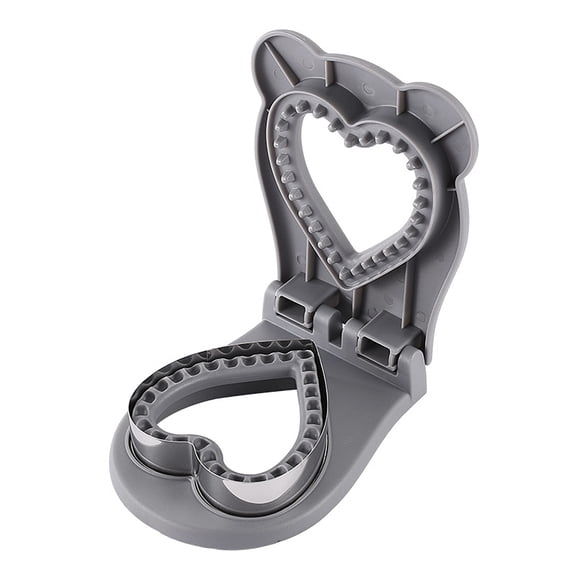 Shoreew Sandwich Mold Bread Cutter Sealer Love Heart Shape Food Grade Stainless Steel DIY Pocket Bread Toast Press Cutting Tool Kitchen Gadgets