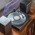 thumbnail image 2 of Zane Vinyl Record Player with Speakers and Bluetooth - Audio Turntables, 2 of 17