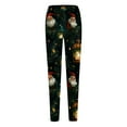 thumbnail image 6 of Lroveb Christmas Leggings for Women Day Fall Winter Artistic Splash Printed Soft Stretchy Pants Yoga Leggings, 6 of 6