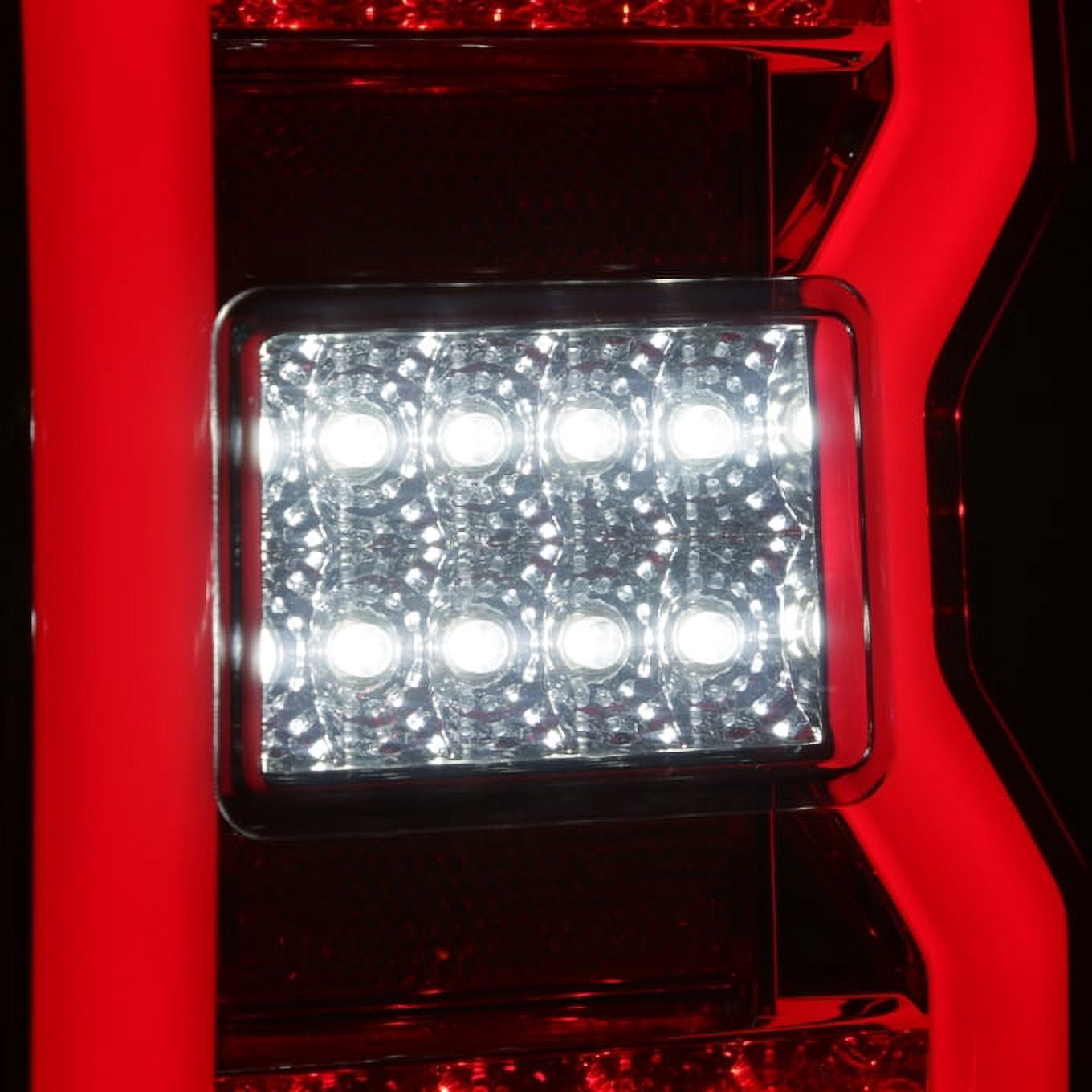 AKKON - For 2014-2018 2019 Chevy Silverado & Sierra LED Light Bar Smoke Tail Lights Lamps -  Pair