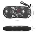 thumbnail image 3 of Zufioo I Love Coffee Print Sunglasses Case Tactical Zipper Sunglasses Carrying Case for Men Women, 3 of 6