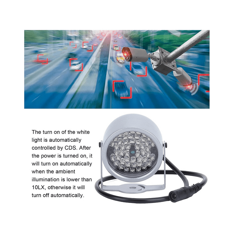 IR Illuminators, Night Vision Infrared Light 48 LED Night Vision