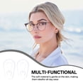 thumbnail image 3 of HBMYN 10 Pairs Eyeglass Nose Pads,Teardrop Shape Nose Pads for Glasses,Push-Pin Nosepads,Anti-Slip Soft Silicone Nose Pad Replacement for Glasses,Sunglasses, 3 of 7