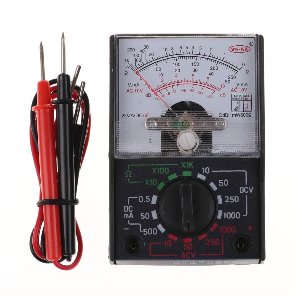Ammeter Ohmmeter Hand-held DC/ AC 1000V MF-110A Analog Multi-meter Voltmeter 