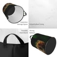 thumbnail image 2 of Fotbe Squirrels Eating Peanuts On The Tree Cesto de Ropa con Asas, Cesto Impermeable de Gran Capacidad, Bolsa de Lavado para Dormitorio, Cesto de Ropa con Ruedas y Asas-Medium, 2 of 6