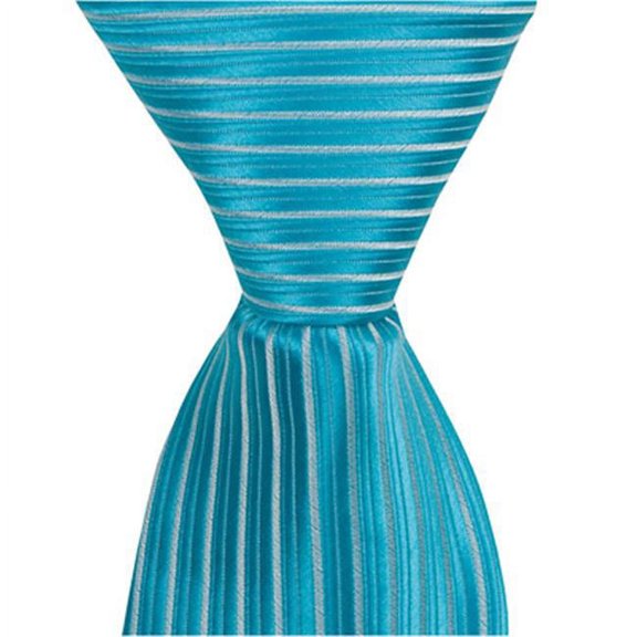 B18 - 11 in. Zipper Necktie - Blue- 24 Month to 4T