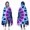 Colorful Tie Dye, variant on Wearable Blanket,Colorful Tie Dye Mandala Pattern Hooded Wearable Flannel Blanket for Adults & Teens,Winter Poncho Shawl Wrap Cape Cozy Anti-Pill,50"x60"