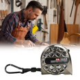 thumbnail image 1 of 1PC Ruler Stainless Tape Measure Double Scale Retractable Tape Measure Hollow Design Construction Suitable For Home Industrial Woodworking, 1 of 6