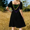 thumbnail image 3 of Mardi Gras Beads Dress Evening gown dresses for womens, 3 of 6