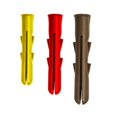thumbnail image 1 of Securfix Plastic Wall Plugs Set (Pack of 120), 1 of 1