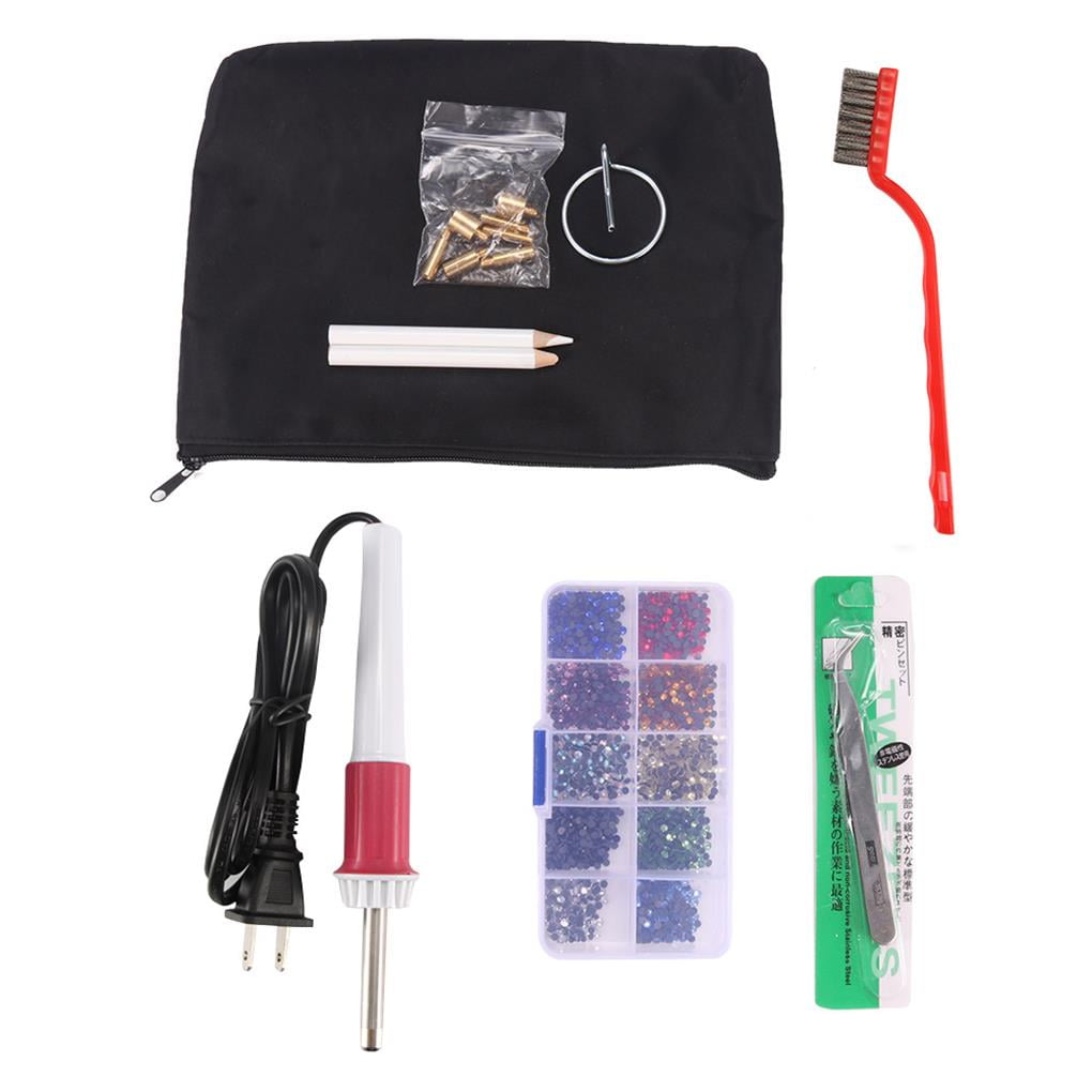 Hotfix Applicator Hot Fix Rhinestone Applicator Tool Sizes Setter 7 Kit Tips Wand with